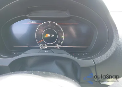 2017 Audi S3 2.0T Premium Plus z USA, uszkodzony, nr VIN WAUF1GFF0H1045759